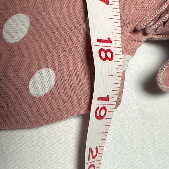 Milk & Honey Pink Puff Sleeve Ruffled Women’s Blouse Size Medium - Picture 4 of 5